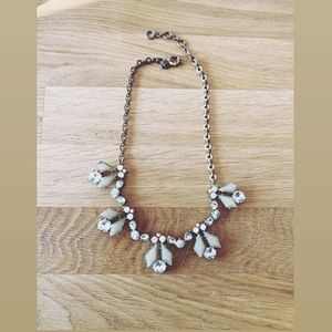 J Crew Grey Stone Necklace